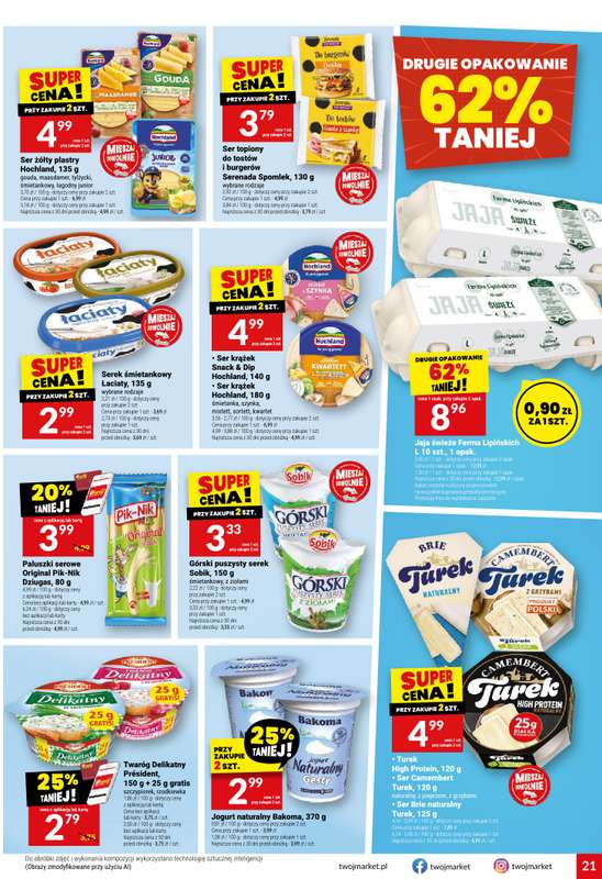 Twój Market - gazetka promocyjna Gazetka od środy 28.10 do wtorku 03.11 - strona 21