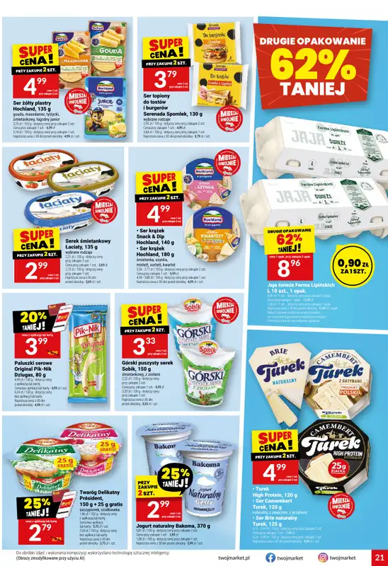 Twój Market - gazetka promocyjna Gazetka od środy 28.10 do wtorku 03.11 - strona 21