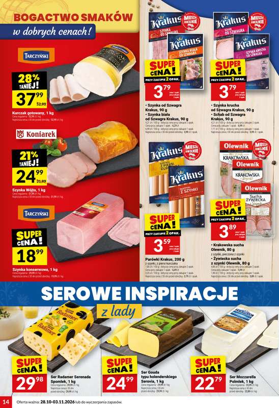 Twój Market - gazetka promocyjna Gazetka od środy 28.10 do wtorku 03.11 - strona 14