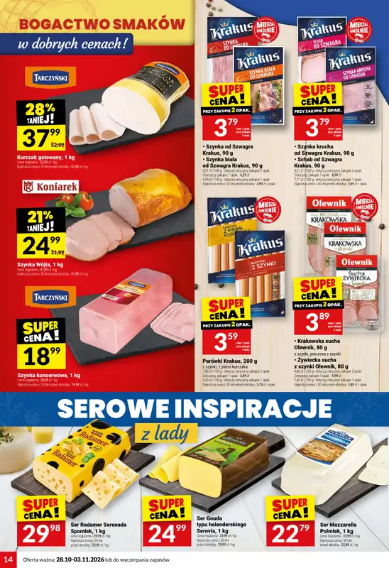 Twój Market - gazetka promocyjna Gazetka od środy 28.10 do wtorku 03.11 - strona 14