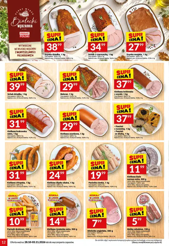 Twój Market - gazetka promocyjna Gazetka od środy 28.10 do wtorku 03.11 - strona 12