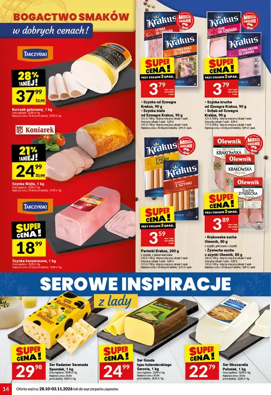 Twój Market - gazetka promocyjna Gazetka od środy 28.10 do wtorku 03.11 - strona 14