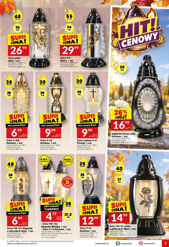 Twój Market - gazetka promocyjna Gazetka od środy 28.10 do wtorku 03.11 - strona 3