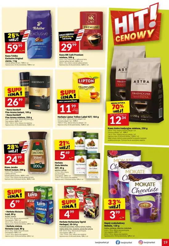 Twój Market - gazetka promocyjna Gazetka od środy 28.10 do wtorku 03.11 - strona 19