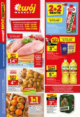 Twój Market - gazetka promocyjna Gazetka od środy 28.10 do wtorku 03.11