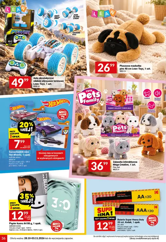 Twój Market - gazetka promocyjna Gazetka od środy 28.10 do wtorku 03.11 - strona 36