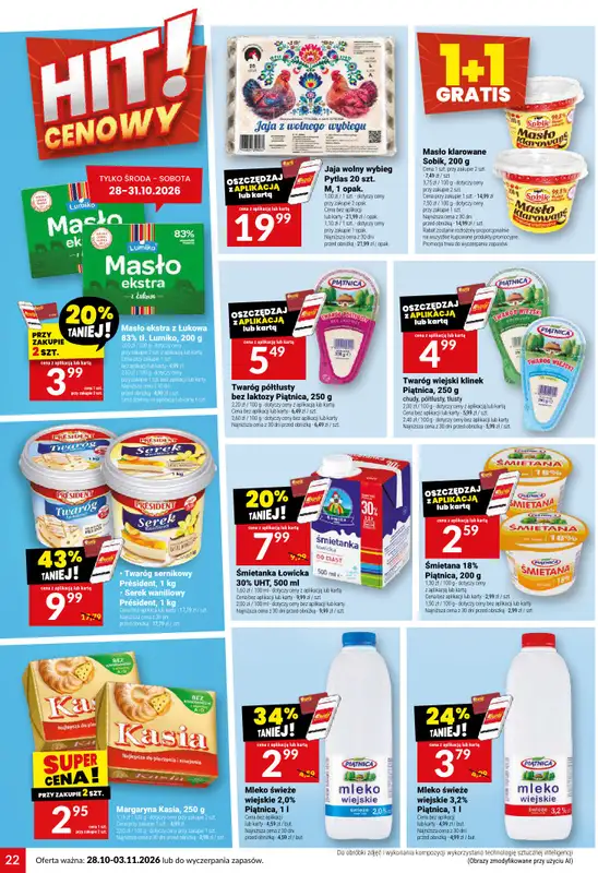 Twój Market - gazetka promocyjna Gazetka od środy 28.10 do wtorku 03.11 - strona 22