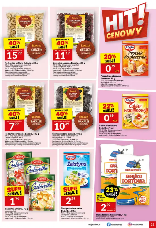 Twój Market - gazetka promocyjna Gazetka od środy 28.10 do wtorku 03.11 - strona 25