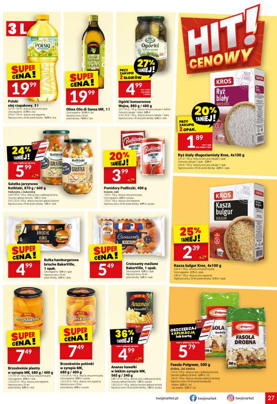 Twój Market - gazetka promocyjna Gazetka od środy 28.10 do wtorku 03.11 - strona 27