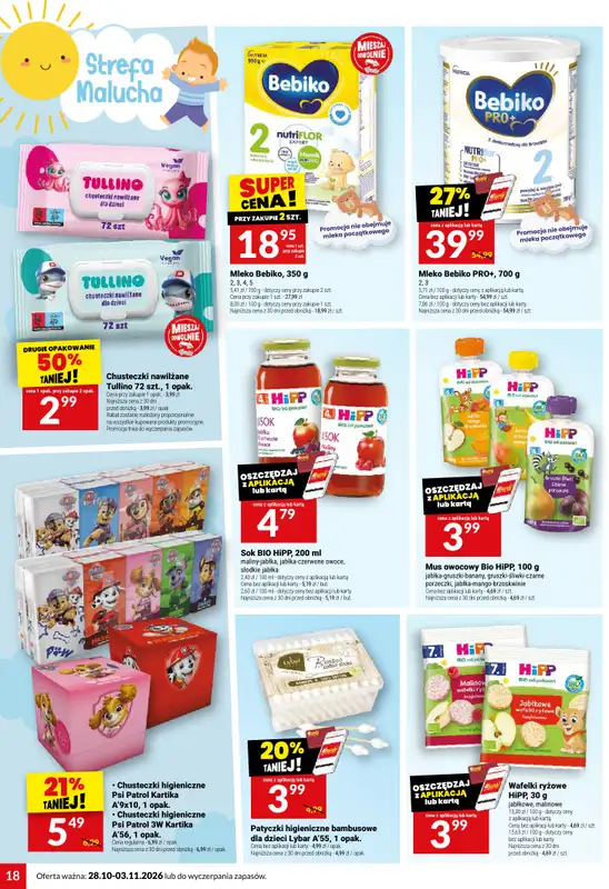 Twój Market - gazetka promocyjna Gazetka od środy 28.10 do wtorku 03.11 - strona 18