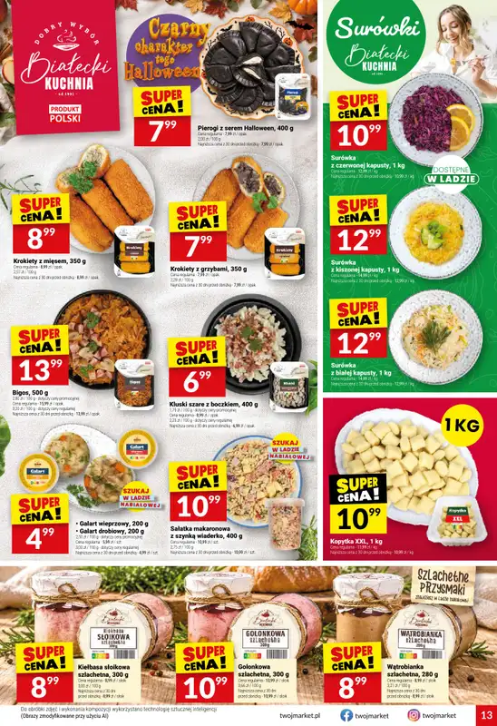 Twój Market - gazetka promocyjna Gazetka od środy 28.10 do wtorku 03.11 - strona 13