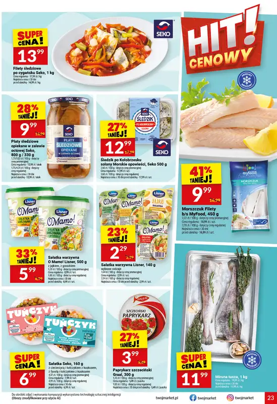 Twój Market - gazetka promocyjna Gazetka od środy 28.10 do wtorku 03.11 - strona 23