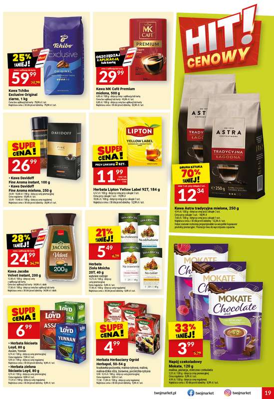 Twój Market - gazetka promocyjna Gazetka od środy 28.10 do wtorku 03.11 - strona 19