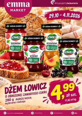 emma MARKET - gazetka promocyjna Plakaty promocyjne od czwartku 29.10 do środy 04.11