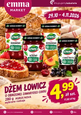 emma MARKET - gazetka promocyjna Plakaty promocyjne od czwartku 29.10 do środy 04.11