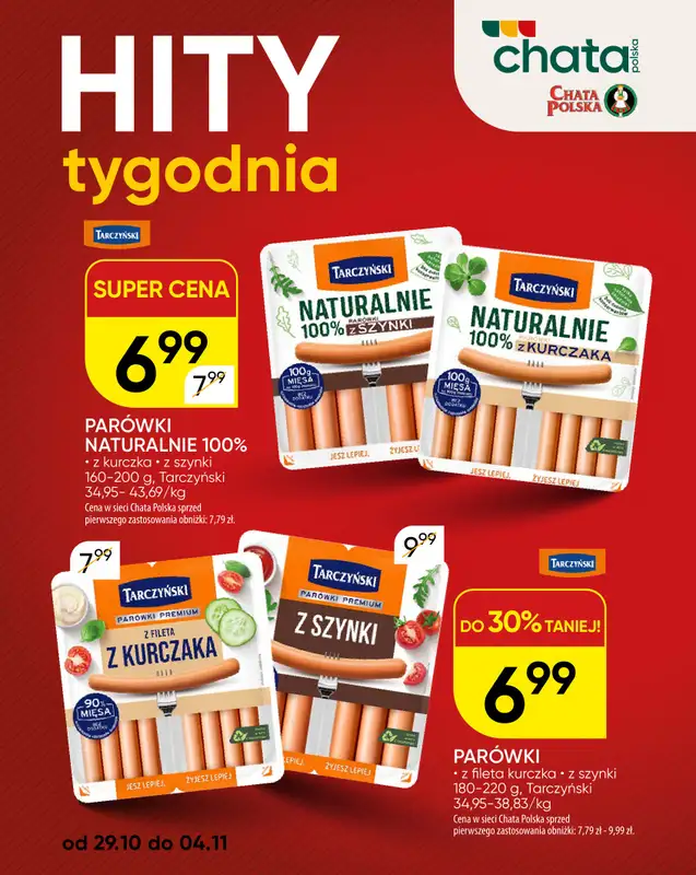 Chata Polska - gazetka promocyjna Hity Tygodnia 29.10-04.11.2026 od czwartku 29.10 do środy 04.11 - strona 2