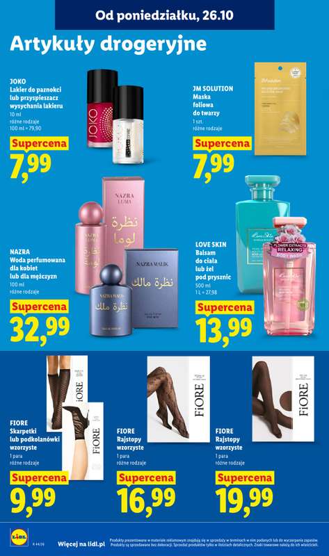 Lidl - gazetka promocyjna Oferta od poniedziałku od poniedziałku 26.10 do środy 28.10 - strona 100