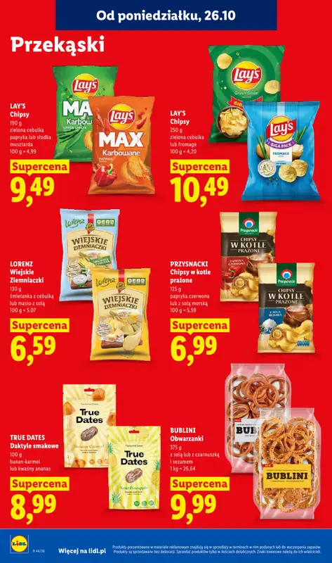 Lidl - gazetka promocyjna Oferta od poniedziałku od poniedziałku 26.10 do środy 28.10 - strona 90