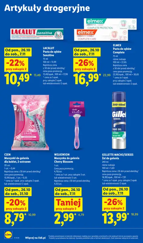 Lidl - gazetka promocyjna Oferta od poniedziałku od poniedziałku 26.10 do środy 28.10 - strona 102