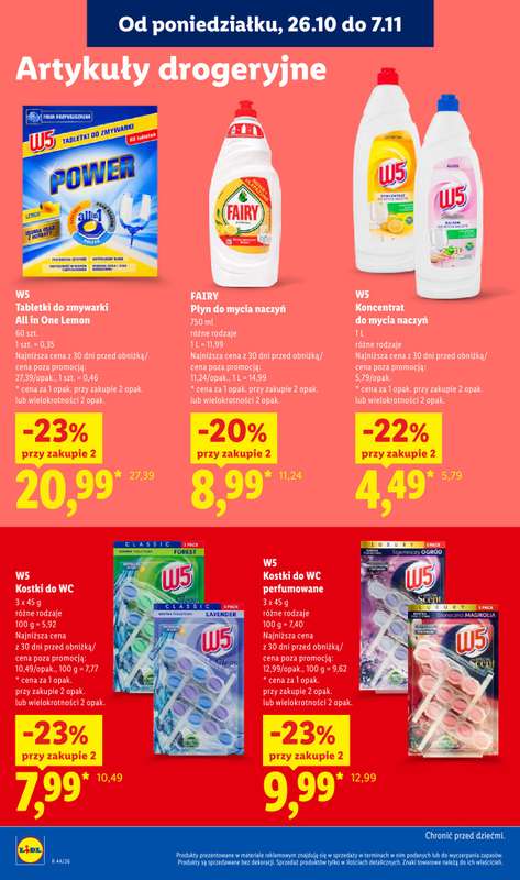 Lidl - gazetka promocyjna Oferta od poniedziałku od poniedziałku 26.10 do środy 28.10 - strona 108