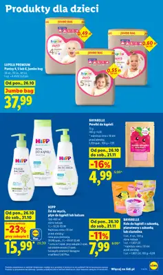 Lidl - gazetka promocyjna Oferta od poniedziałku od poniedziałku 26.10 do środy 28.10 - strona 95