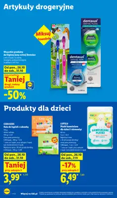 Lidl - gazetka promocyjna Oferta od poniedziałku od poniedziałku 26.10 do środy 28.10 - strona 98