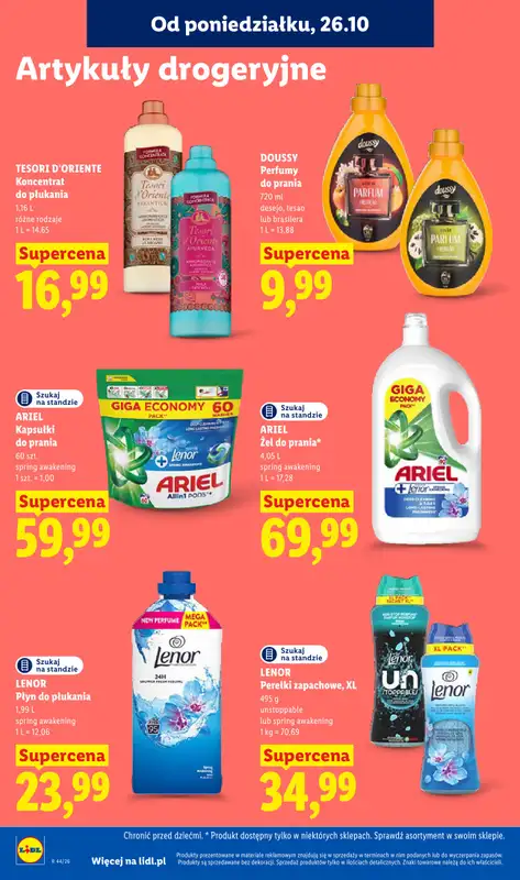 Lidl - gazetka promocyjna Oferta od poniedziałku od poniedziałku 26.10 do środy 28.10 - strona 110