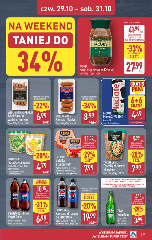 Aldi - gazetka promocyjna Pełny katalog! od poniedziałku 26.10 do soboty 31.10 - strona 45