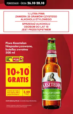 Biedronka - gazetka promocyjna Najlepsze oferty na PIWO! od wtorku 27.10 do soboty 31.10 - strona 3