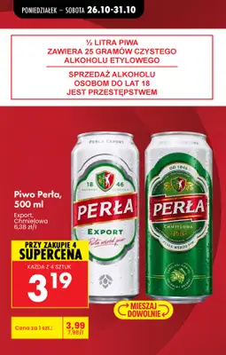 Biedronka - gazetka promocyjna Najlepsze oferty na PIWO! od wtorku 27.10 do soboty 31.10 - strona 4