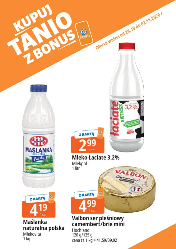 Leclerc - gazetka promocyjna Kupuj tanio z Bonus od poniedziałku 26.10 do poniedziałku 02.11 - strona 8