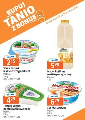 Leclerc - gazetka promocyjna Kupuj tanio z Bonus od poniedziałku 26.10 do poniedziałku 02.11 - strona 4