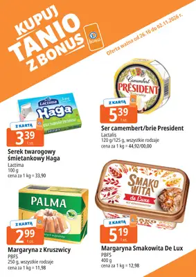Leclerc - gazetka promocyjna Kupuj tanio z Bonus od poniedziałku 26.10 do poniedziałku 02.11 - strona 10