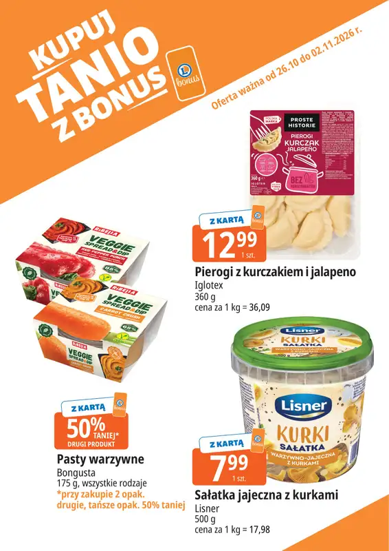 Leclerc - gazetka promocyjna Kupuj tanio z Bonus od poniedziałku 26.10 do poniedziałku 02.11 - strona 14