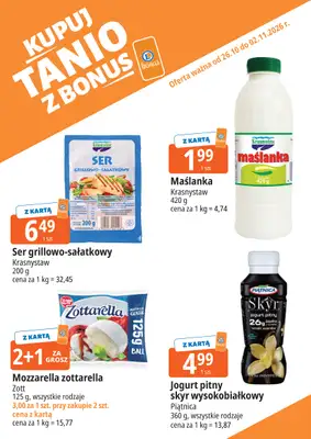 Leclerc - gazetka promocyjna Kupuj tanio z Bonus od poniedziałku 26.10 do poniedziałku 02.11 - strona 5