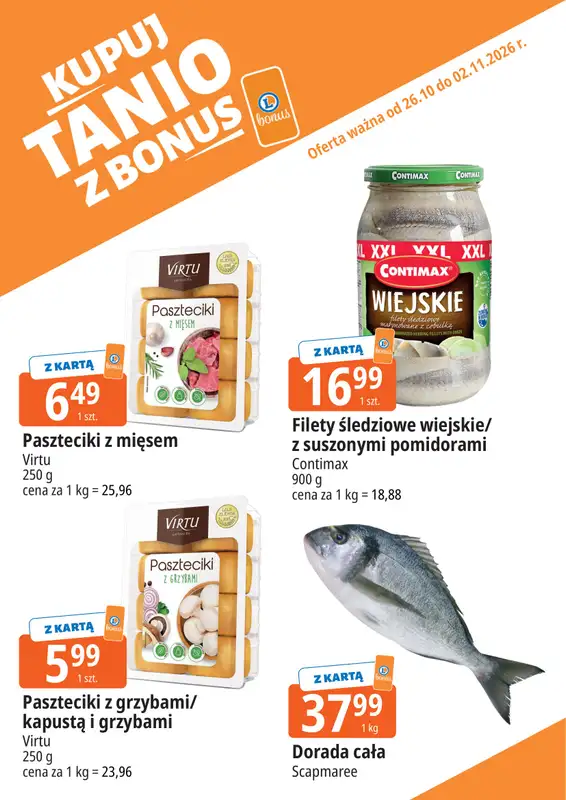 Leclerc - gazetka promocyjna Kupuj tanio z Bonus od poniedziałku 26.10 do poniedziałku 02.11 - strona 13