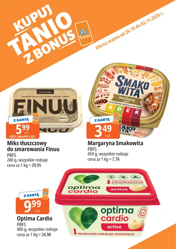 Leclerc - gazetka promocyjna Kupuj tanio z Bonus od poniedziałku 26.10 do poniedziałku 02.11 - strona 9