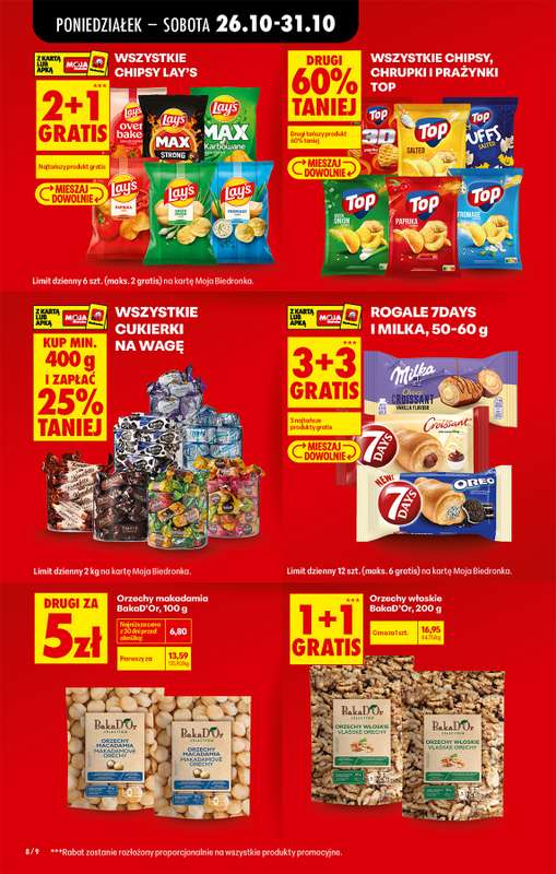 Biedronka - gazetka promocyjna Od poniedziałku od poniedziałku 26.10 do soboty 31.10 - strona 8