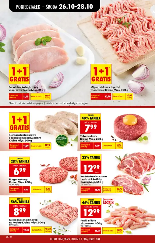 Biedronka - gazetka promocyjna Od poniedziałku, Z ladą tradycyjną od poniedziałku 26.10 do soboty 31.10 - strona 42