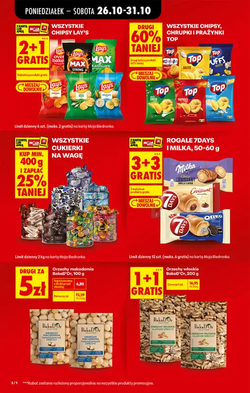 Biedronka - gazetka promocyjna Od poniedziałku, Z ladą tradycyjną od poniedziałku 26.10 do soboty 31.10 - strona 8