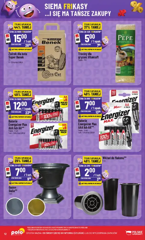 POLOmarket - gazetka promocyjna Frikasowy katalog od środy 28.10 do wtorku 03.11 - strona 12