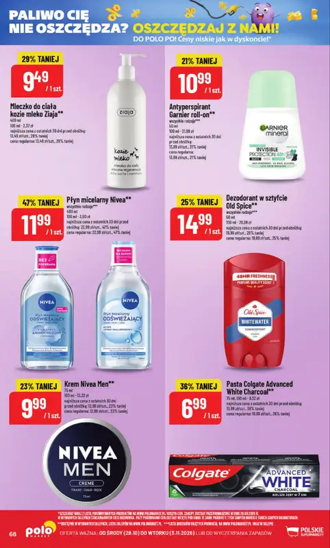 POLOmarket - gazetka promocyjna Gazetka od środy 28.10 do wtorku 03.11 - strona 68