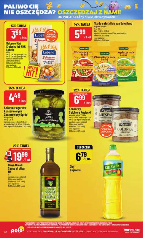 POLOmarket - gazetka promocyjna Gazetka od środy 28.10 do wtorku 03.11 - strona 42
