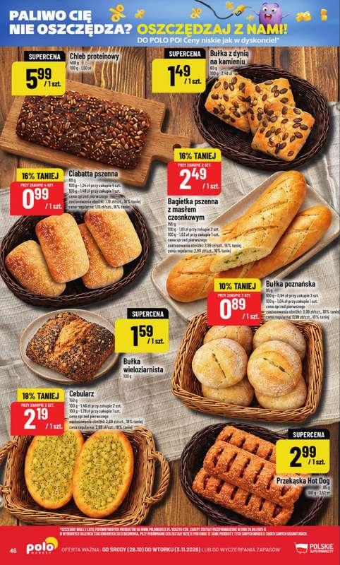 POLOmarket - gazetka promocyjna Gazetka od środy 28.10 do wtorku 03.11 - strona 46