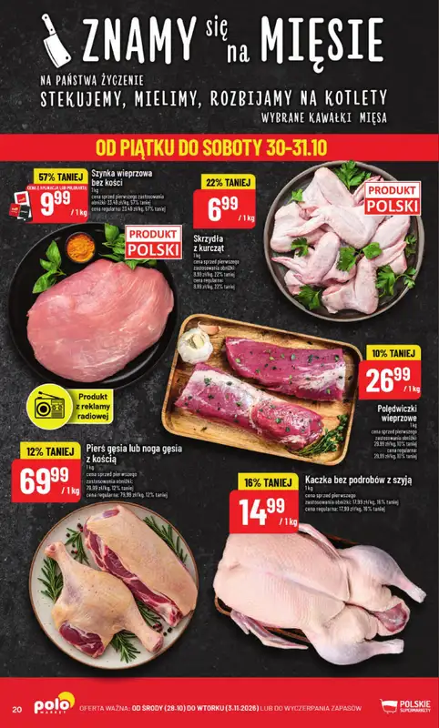 POLOmarket - gazetka promocyjna Gazetka od środy 28.10 do wtorku 03.11 - strona 20
