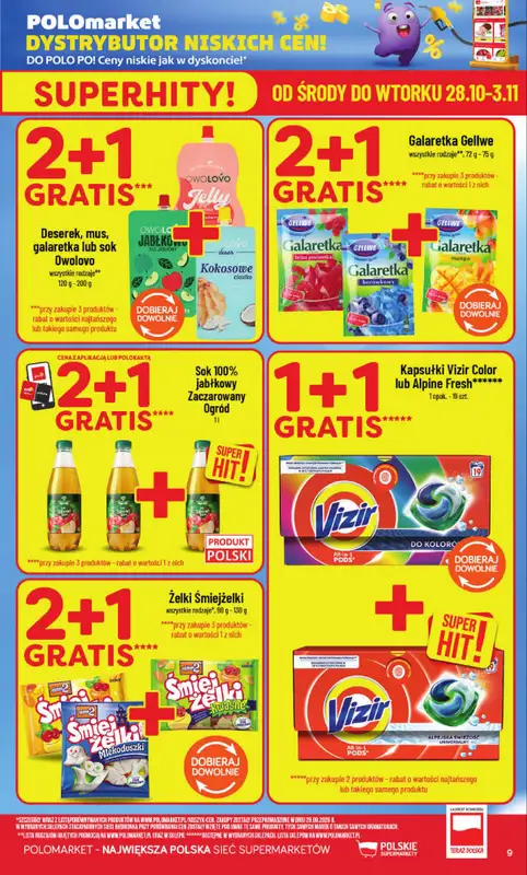 POLOmarket - gazetka promocyjna Gazetka od środy 28.10 do wtorku 03.11 - strona 9