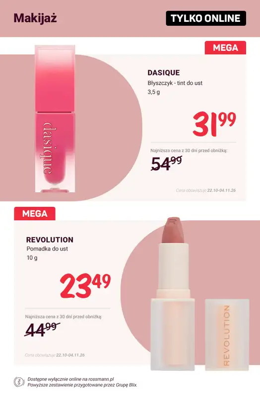 Rossmann - gazetka promocyjna Promocje TYLKO ONLINE od wtorku 27.10 do środy 04.11 - strona 5