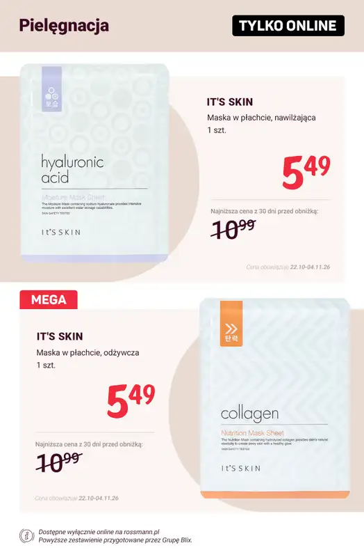 Rossmann - gazetka promocyjna Promocje TYLKO ONLINE od wtorku 27.10 do środy 04.11 - strona 8
