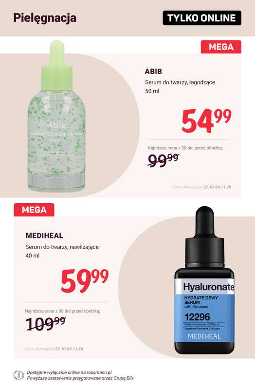 Rossmann - gazetka promocyjna Promocje TYLKO ONLINE od wtorku 27.10 do środy 04.11 - strona 10