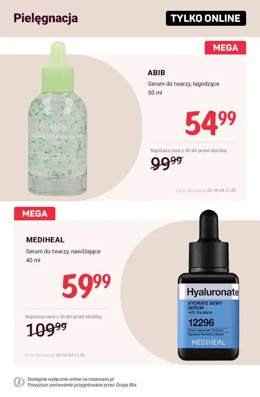 Rossmann - gazetka promocyjna Promocje TYLKO ONLINE od wtorku 27.10 do środy 04.11 - strona 10